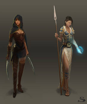 Silvernai: character concept pack 2