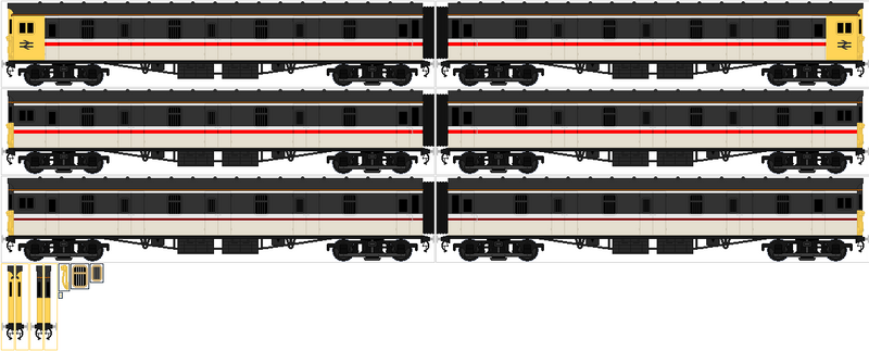 BR Class 489 Gatwick Luggage Vans (GLV) GatEx