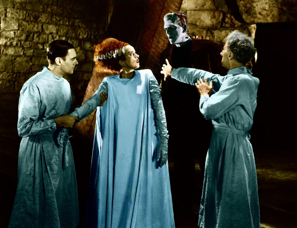 Colorized Bride Of Frankenstein 50 1935.jpg by dr-realart-md on DeviantArt