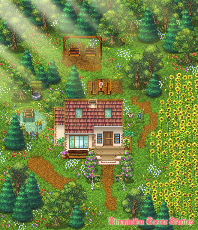 Cottage Garden (RPG Maker Map #2)