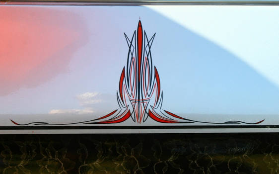 Freehand pinstriping Elcamino