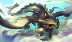 Toothless by AurelGweillys on DeviantArt