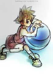 Sora and ball