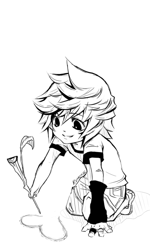 Roxas drawing...