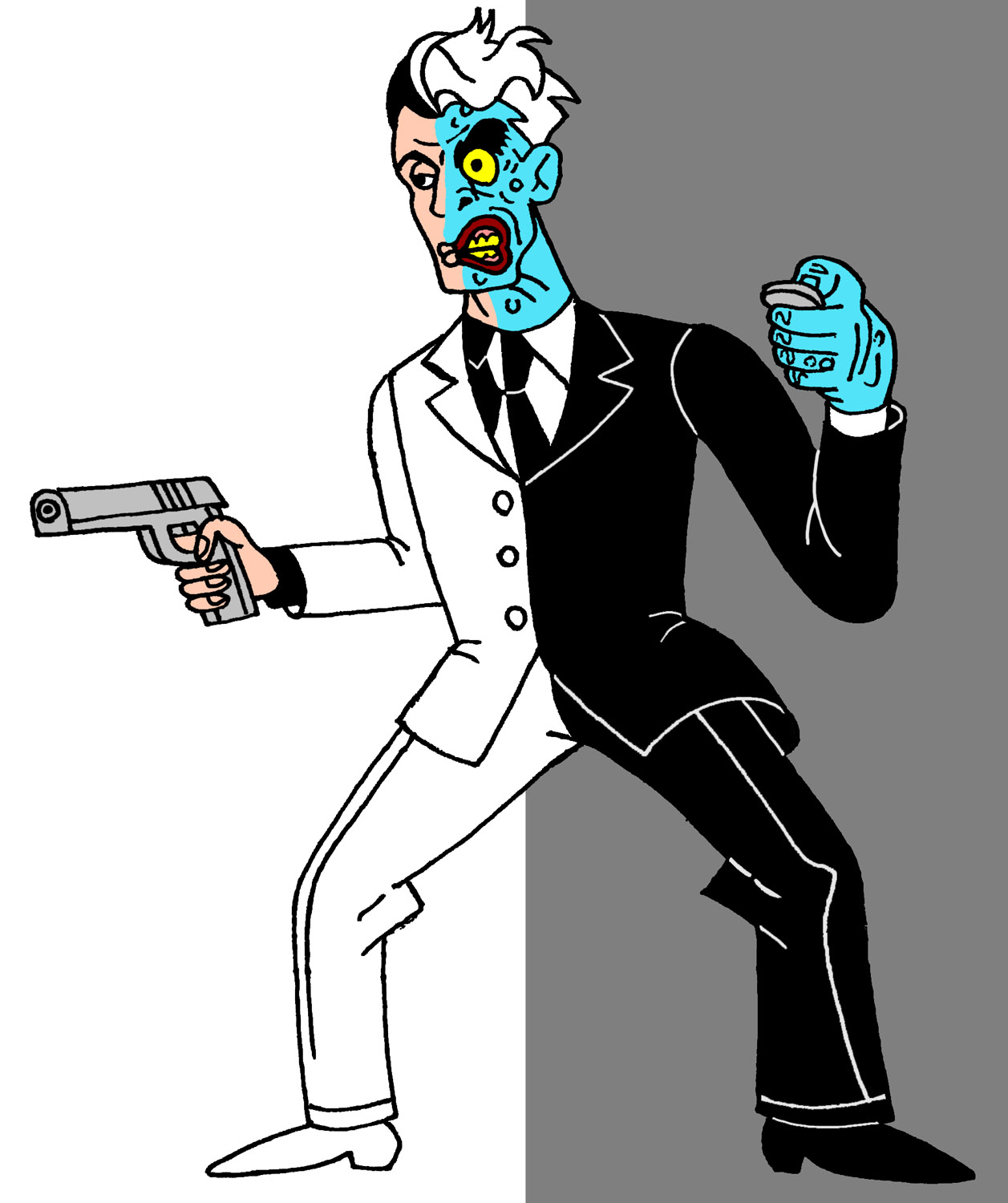Two-Face (Batman the Animated Series) by Rodan5693 on DeviantArt