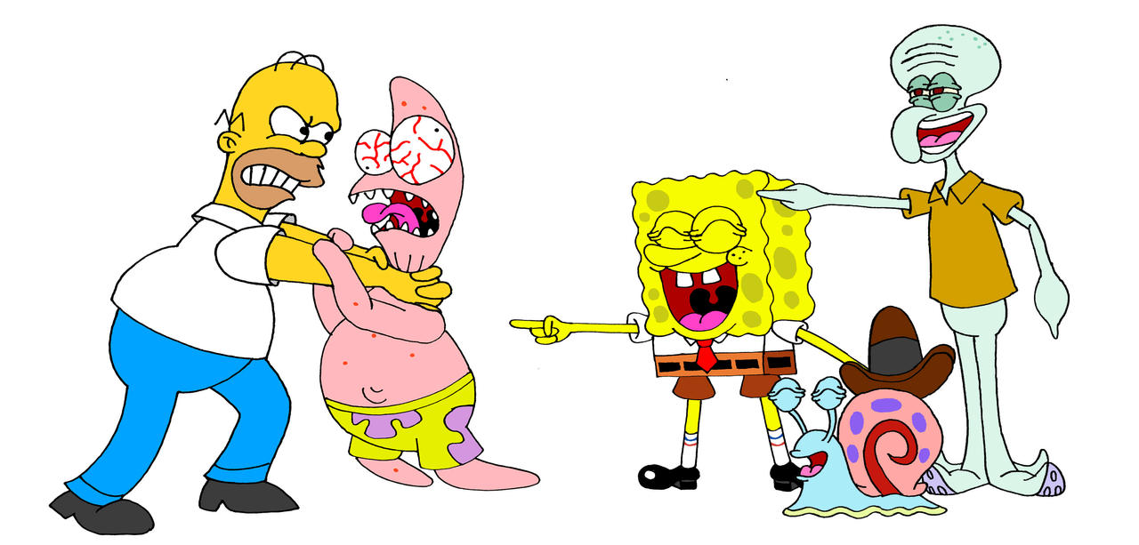 Homer Strangling Patrick Star By Rodan5693 On Deviantart Homer Strangling Patrick Star By Rodan5693 On Deviantart