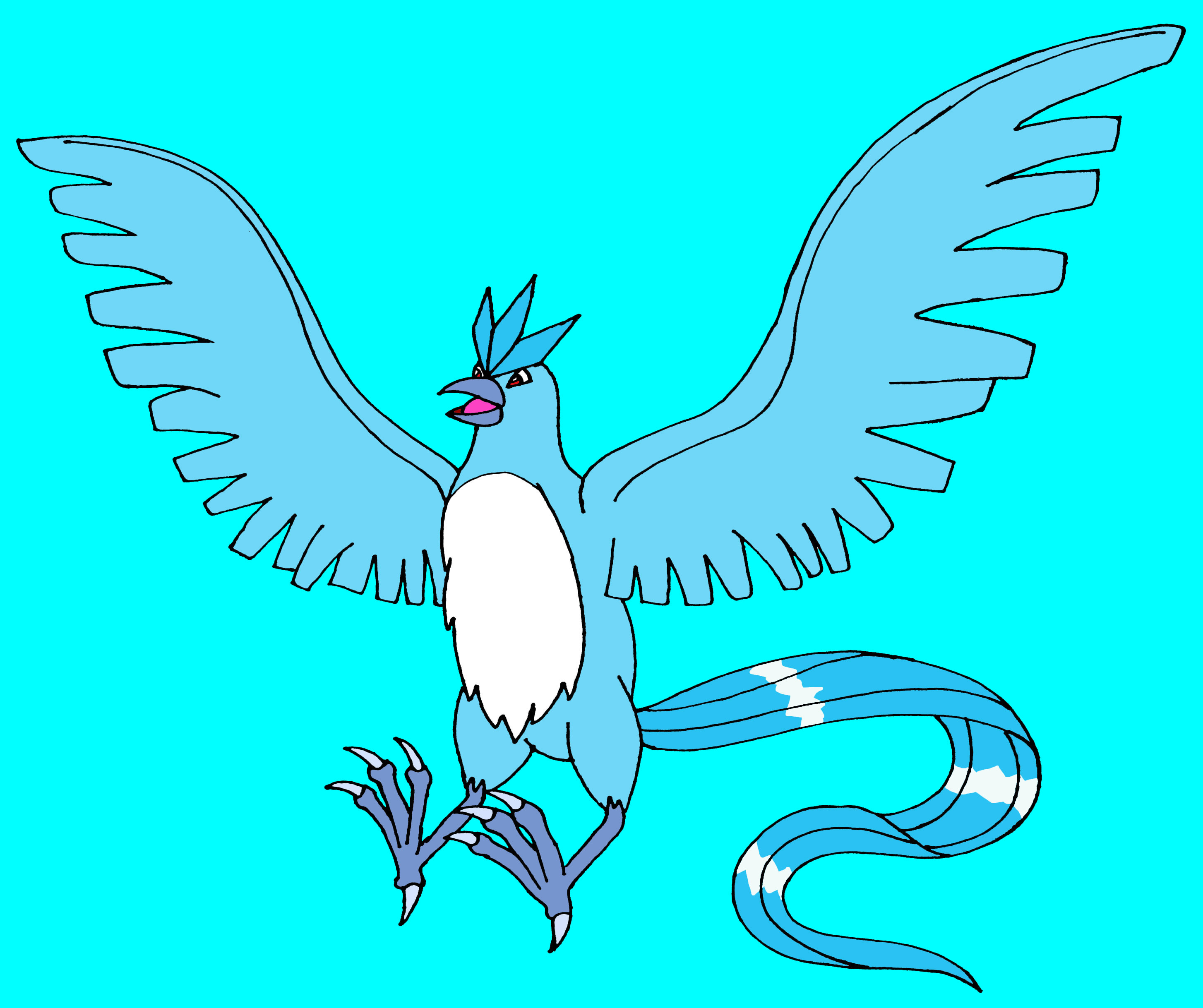 Flying Articuno by Articuno on DeviantArt