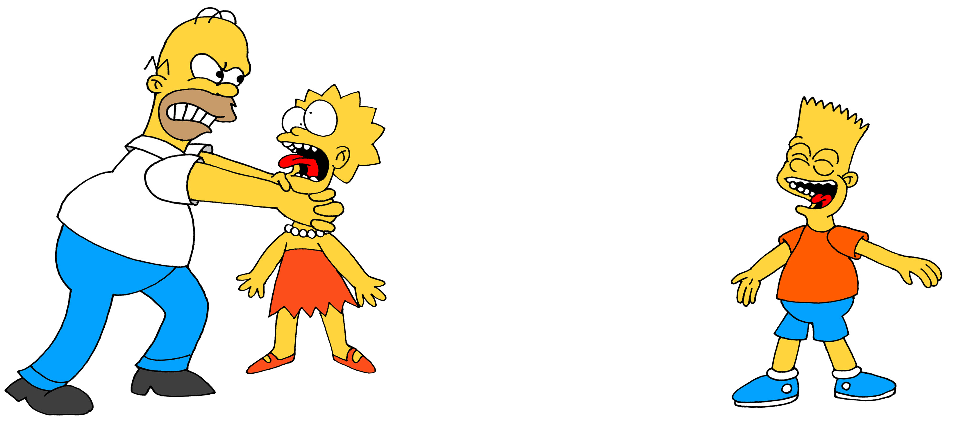Homer Strangling Lisa by Rodan5693 on DeviantArt