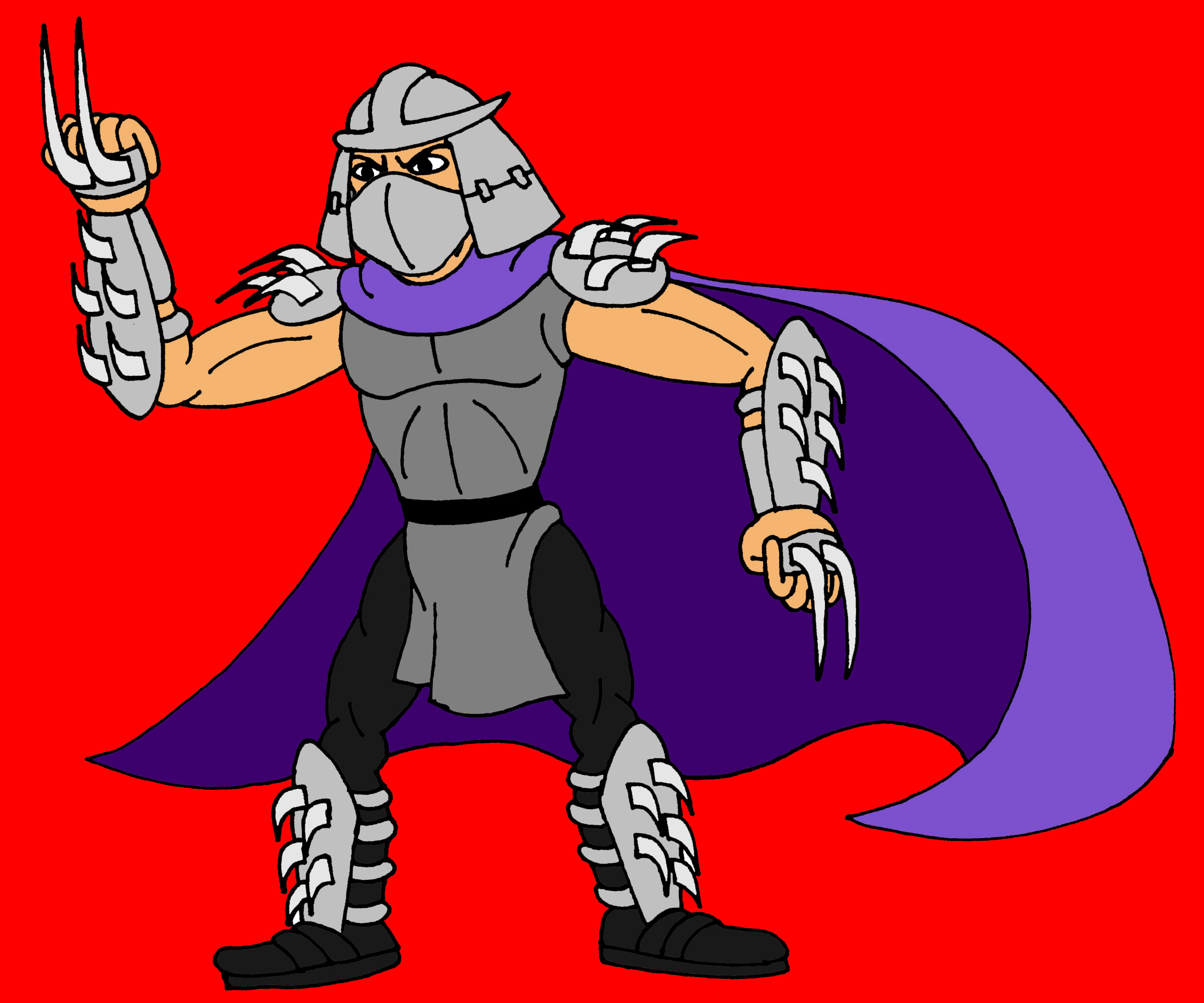 Shredder TMNT Movie version cartoon by wsnakex on DeviantArt