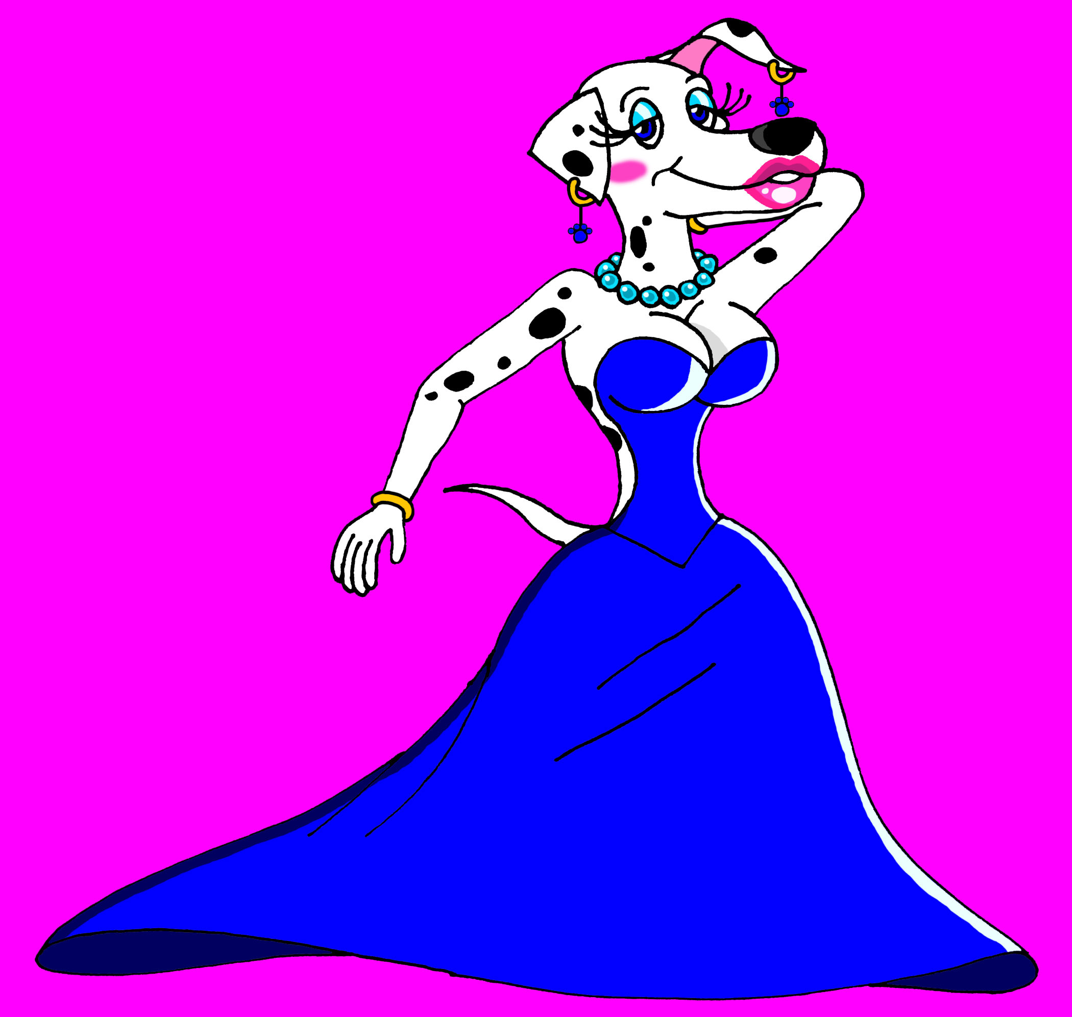 Perdita (Fancy Blue Dress) by Rodan5693 on DeviantArt