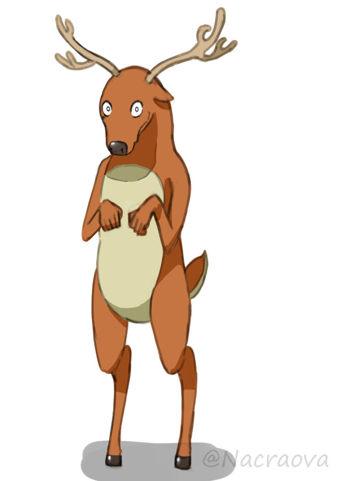 Adventure time deer by Nacraova on DeviantArt
