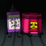 Biohazard and Glitter Gel Behind Bars