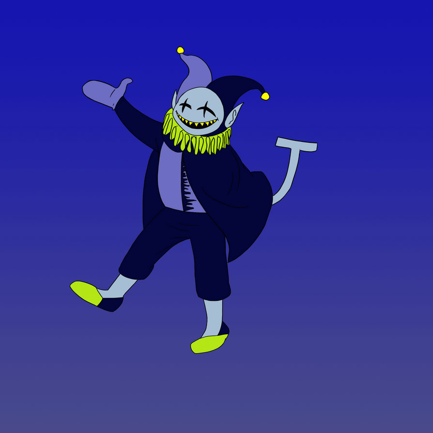 Deltarune - Jevil Jumping Animation by constancelea on DeviantArt