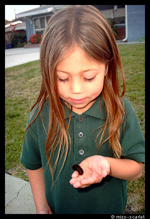 Little Caterpillar Girl