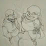 Underswap skelebros Sketch