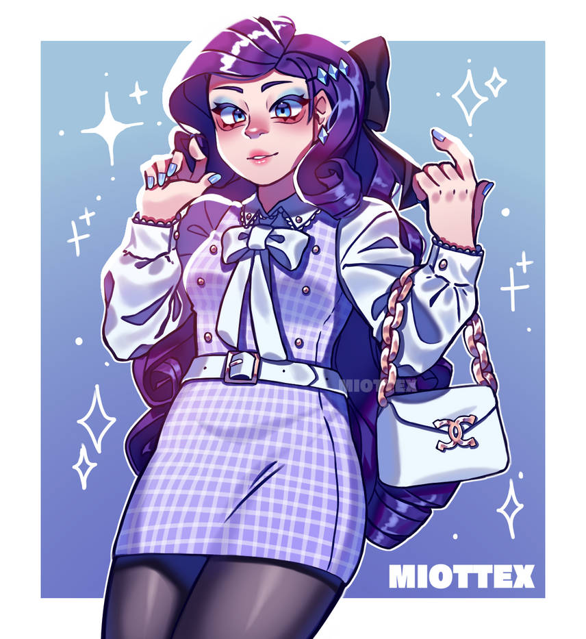 Rarity Humanized - Gijinka by Miottex on DeviantArt