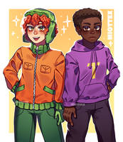 Kyle Broflovski and Tolkien Black