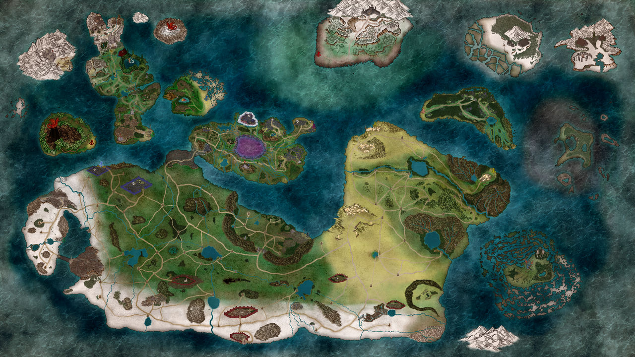 Midguard Project Map The Land of Midgard by CosmoGandalf on DeviantArt