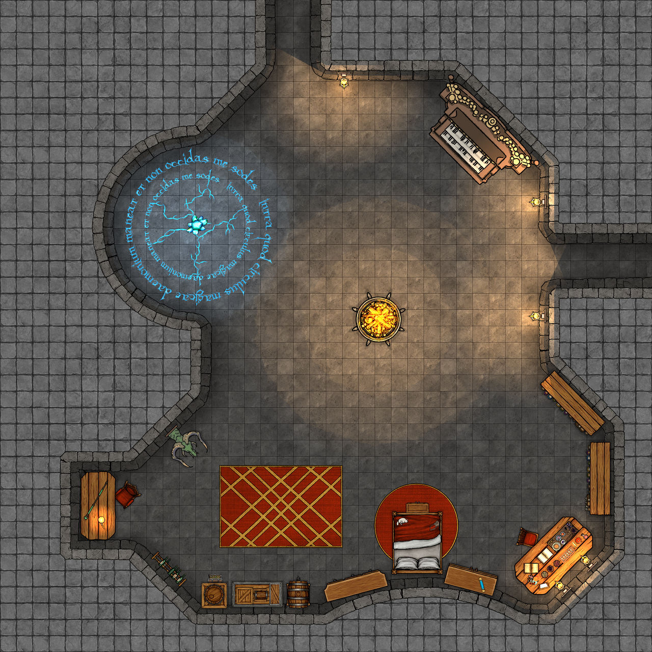Mage Ritual Room Mages Room by CosmoGandalf on DeviantArt