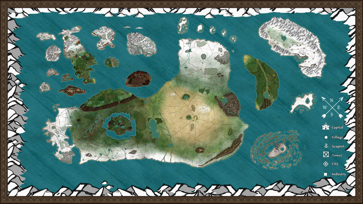 World Map Ver.2 by CosmoGandalf on DeviantArt