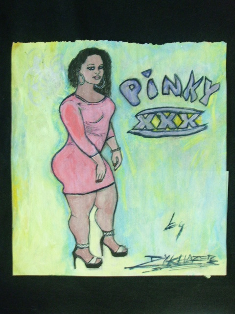 PINKY XXX - 8 painted