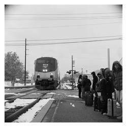 2023-362 Waiting for the train by pearwood