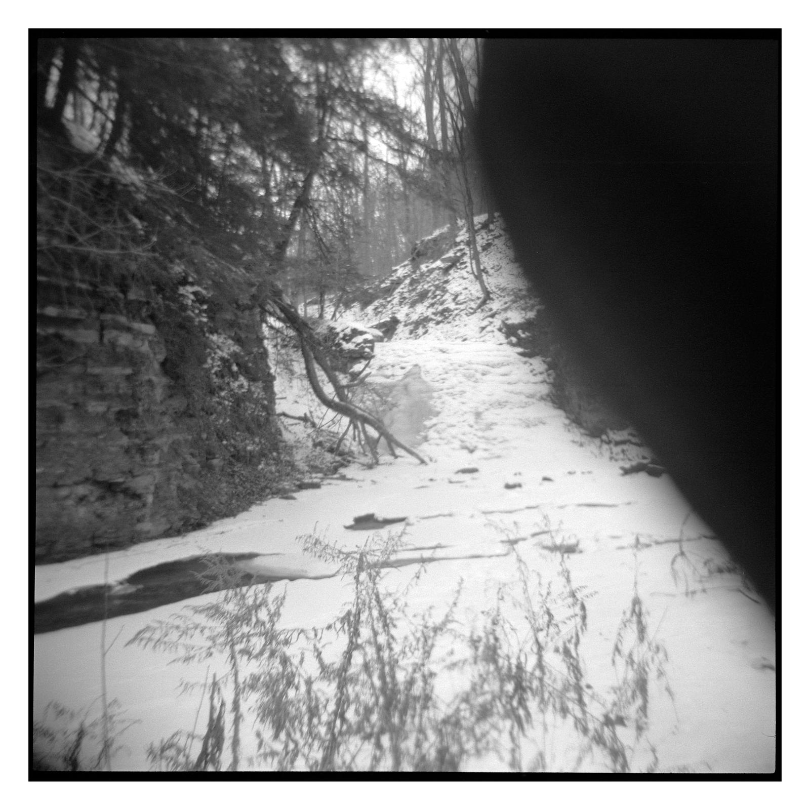 2025-024 Iced falls and artistically placed finger