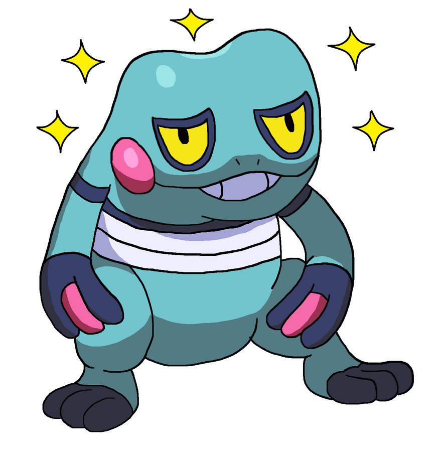 Croegunk Pokemon #453: Shiny Croagunk by PsychoZoid on DeviantArt