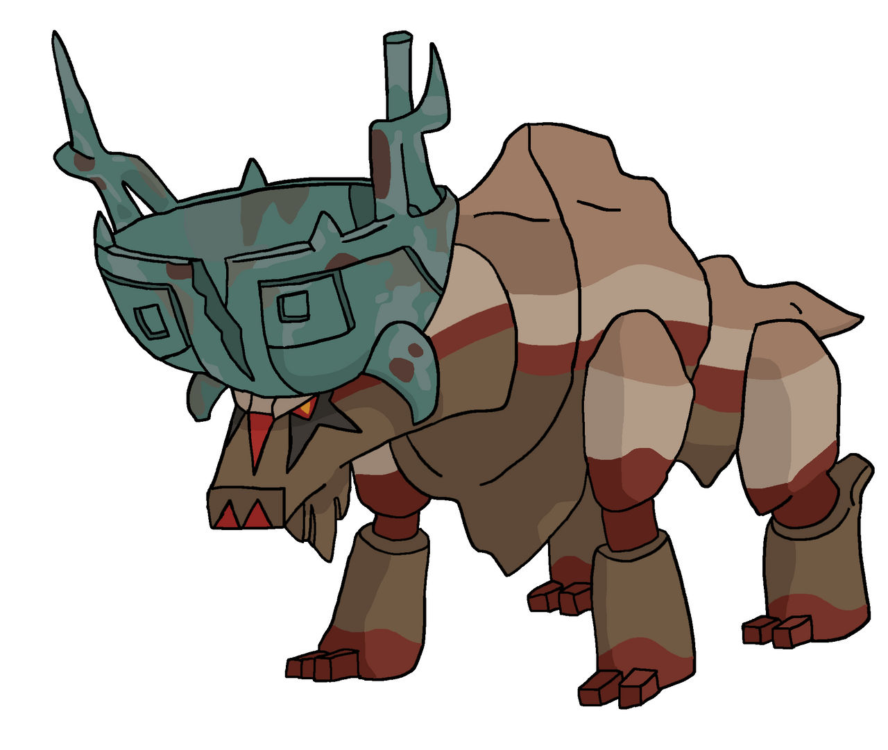 Ching Lu Pokemon #1003: Ting-Lu by PsychoZoid on DeviantArt