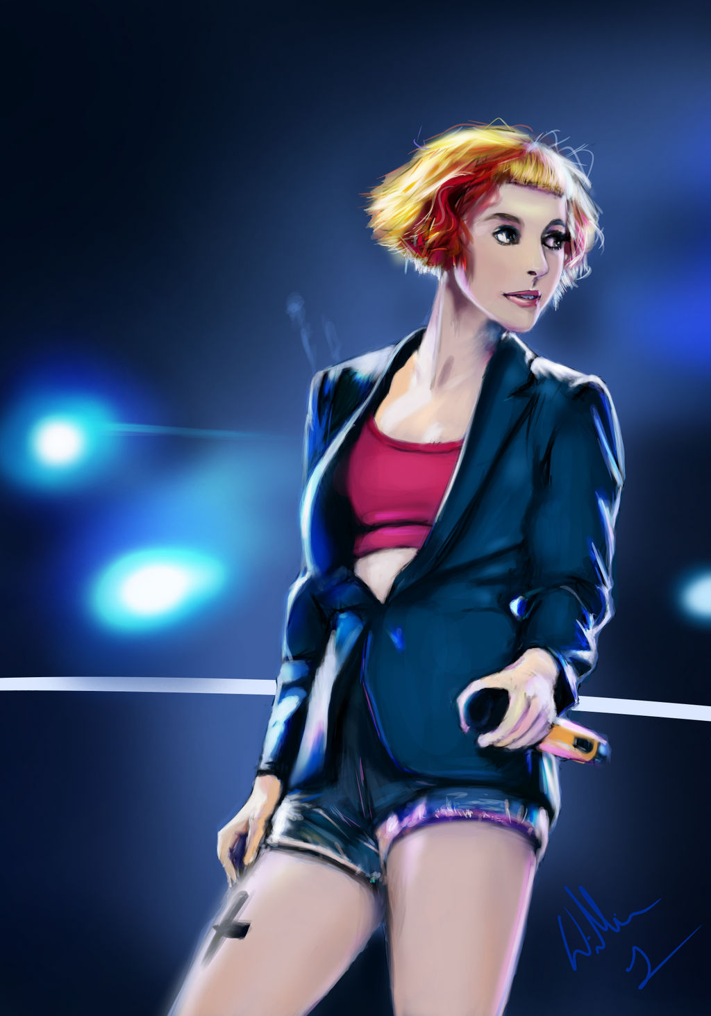 Hayley Williams Orange Hair By Willdabeef On Deviantart