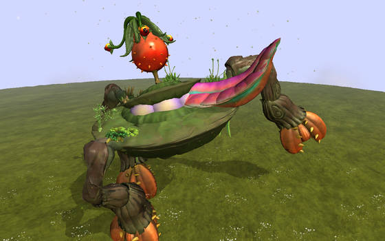 Spore Megabuild: Quaggled Mireclops from Pikmin 3