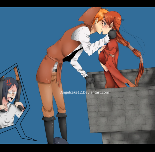 IchiHime kiss kiss