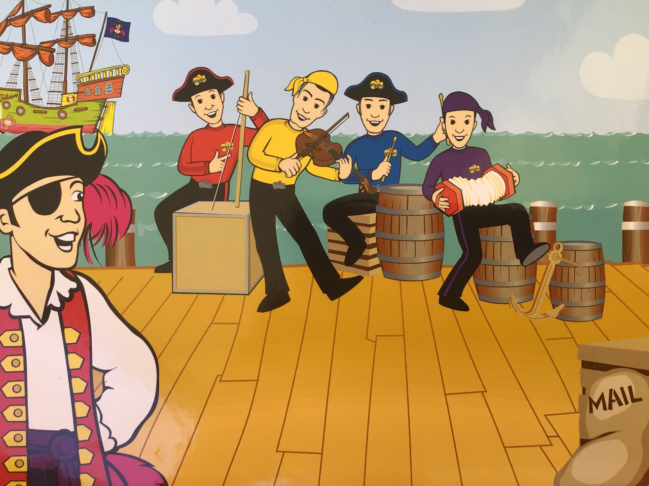 Cartoon Wiggles and Cartoon Captain Feathersword by RTInfante on DeviantArt
