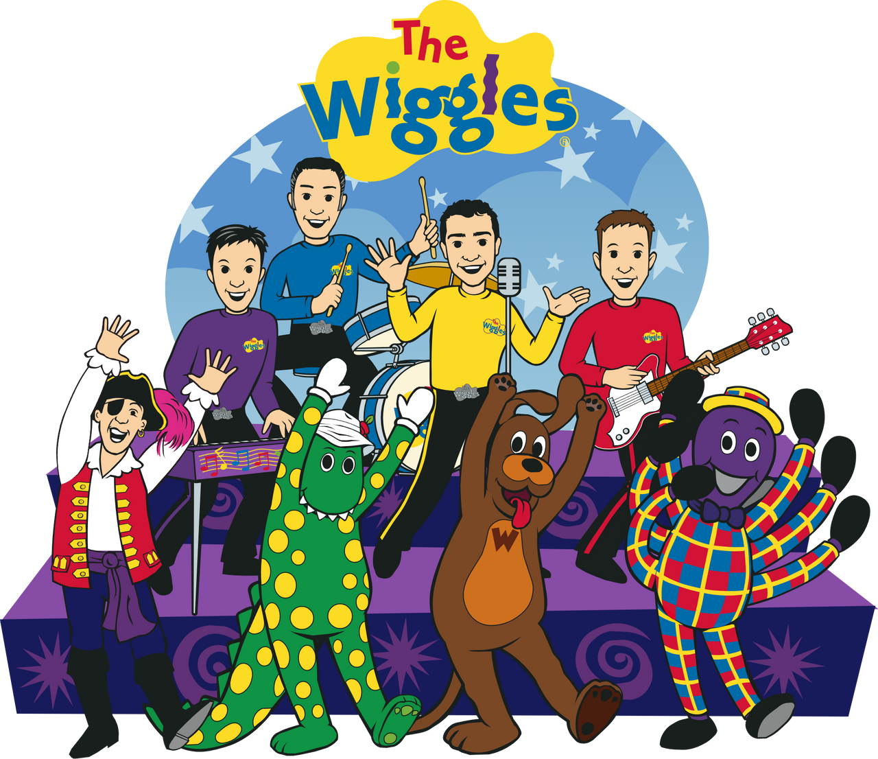 Deviantart 2007 The Cartoon Wiggles and Friends On Stage (2007) by RTInfante on DeviantArt