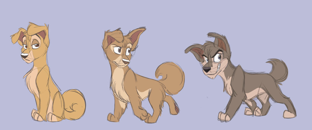 Angel and Scamp's puppies by jackassjacks on DeviantArt