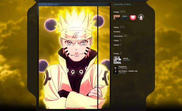 Naruto Hokage Steam Profile Artwork _ Sleepy by shreytalreja on DeviantArt
