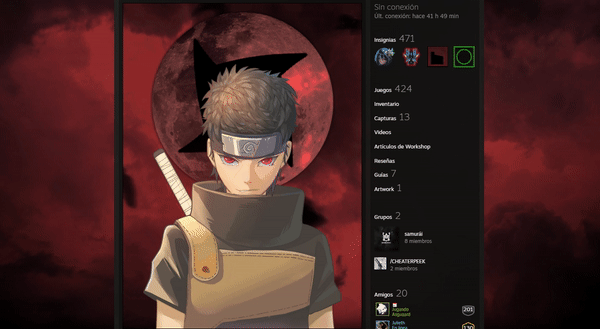 Steam Workshop::Shisui Uchiha - Naruto [Audio Responsive]