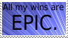 Epic Win Stamp