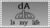 dA Is My Life Stamp