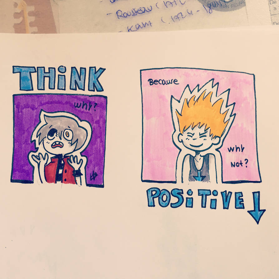 Think Positive Deviantart Rage Think positive by leorev21 on DeviantArt