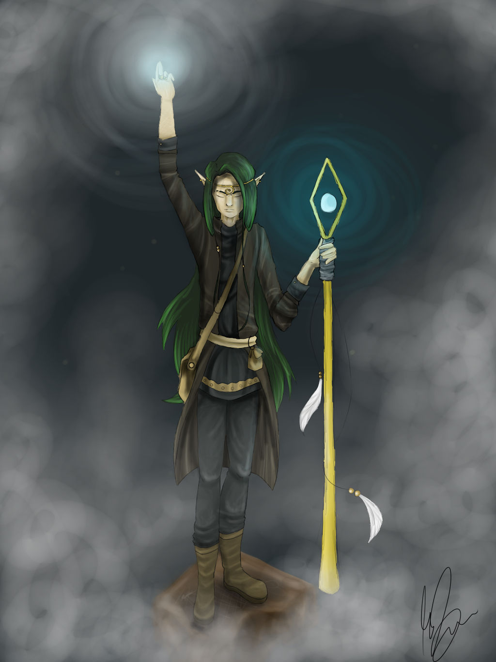 Mage Elf by liongoesroar16 on DeviantArt