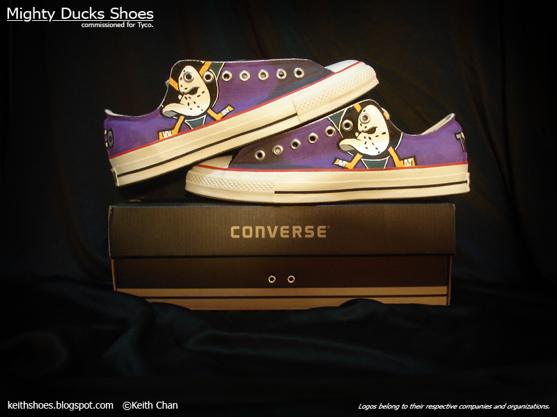 shoes with ducks on them