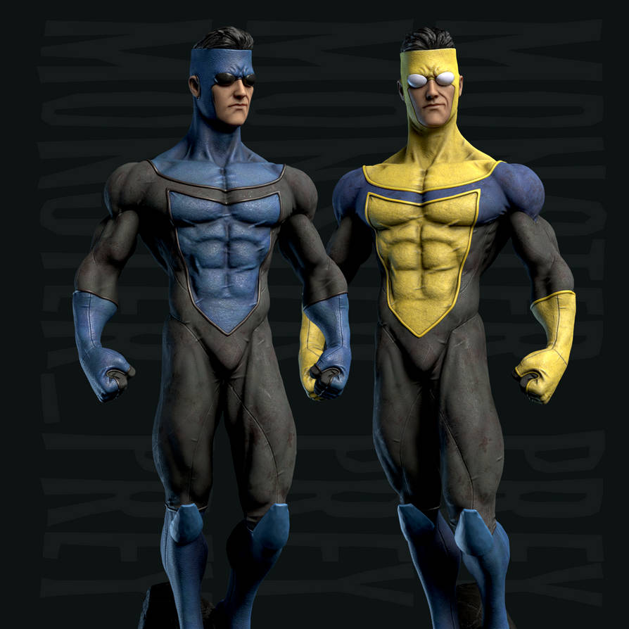 Invincible Comic Model Invincible FREE 3D Print Model by monsterprey1 on DeviantArt