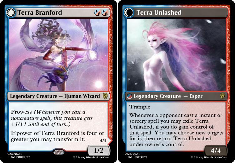 terra branford mtg card Commander Deck | Final Fantasy VI When Urza enters Magic: The Gathering Arena. Brawl.