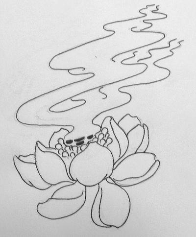 Lotus Flower Tattoo Design