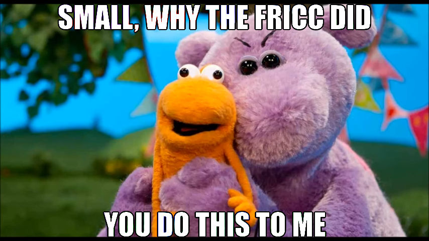 Big Less Meme Cursed Big and Small Meme by TimpyTeam on DeviantArt