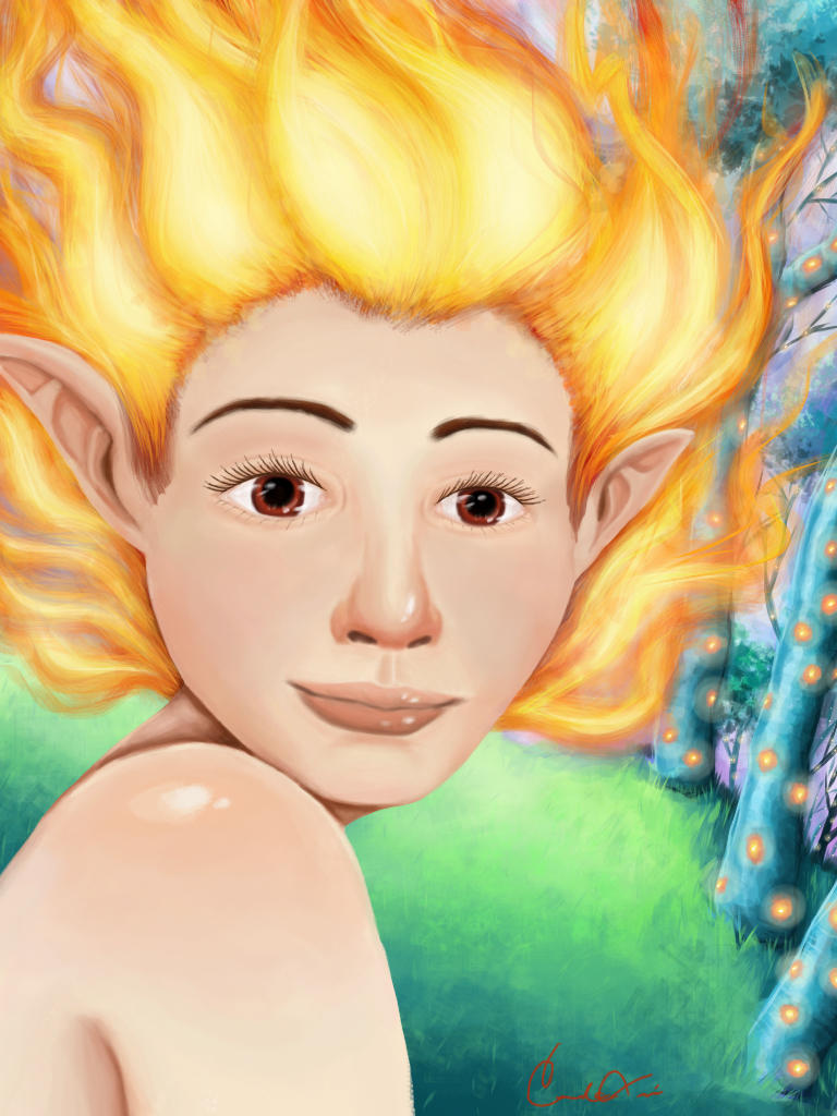 Fire Elf by Cassy484 on DeviantArt