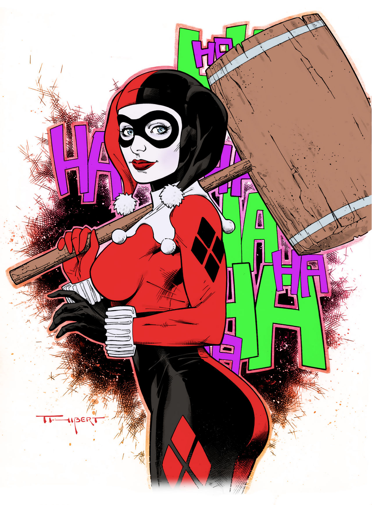 Harley Quinn Color by Mikonst on DeviantArt