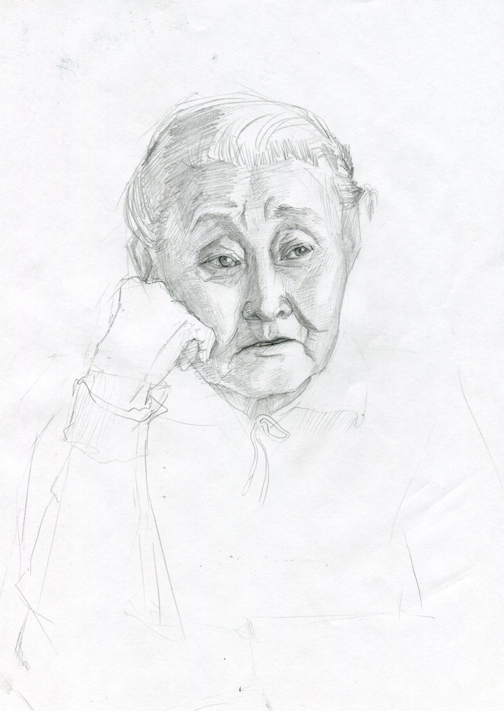 Portrait, pencil