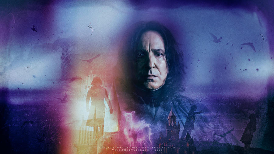 Snape Back Screen Snape's Song by VeilaKs-Wallpapers on DeviantArt